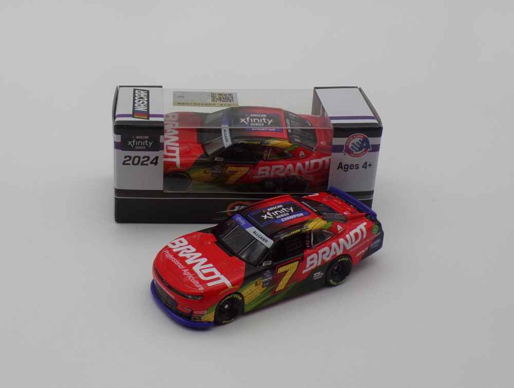 2024 Justin Allgaier #7 Brandt Chevrolet Camaro (Xfinity Series Champion) 1/64 NASCAR Diecast