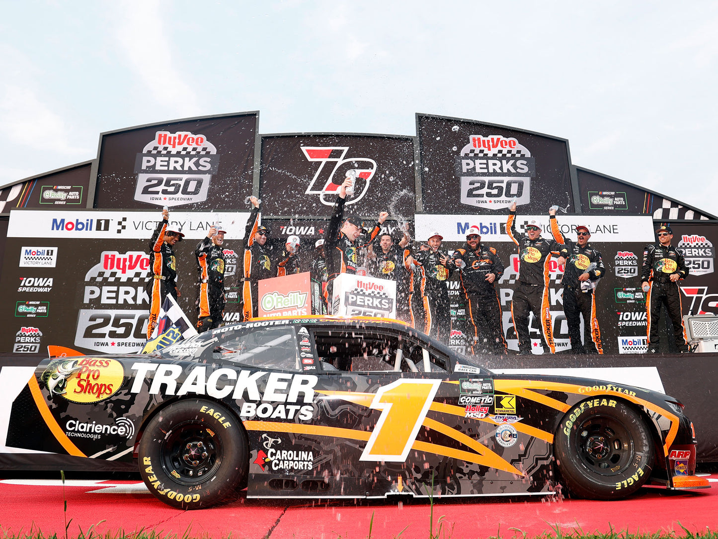 *PREORDER* 2026 Carson Kvapil #1 Tracker Boats Chevrolet 1/64 NASCAR Diecast (IOWA WIN)