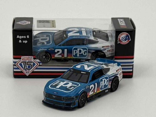 2025 Josh Berry #21 PPG Ford Mustang 1/64 NASCAR Diecast Chassis