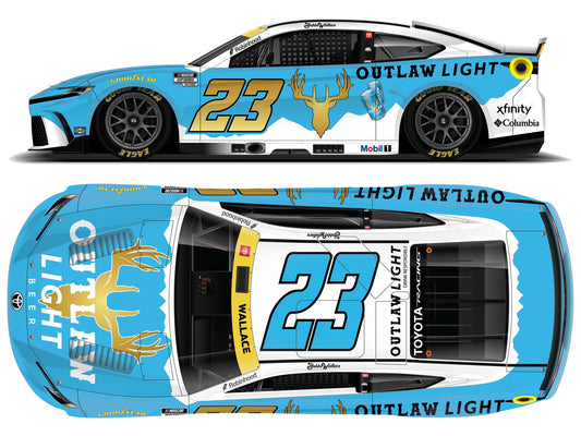 *PREORDER* 2026 Bubba Wallace #23 Outlaw Light Toyota Camry 1/24 Standard Finish NASCAR Diecast