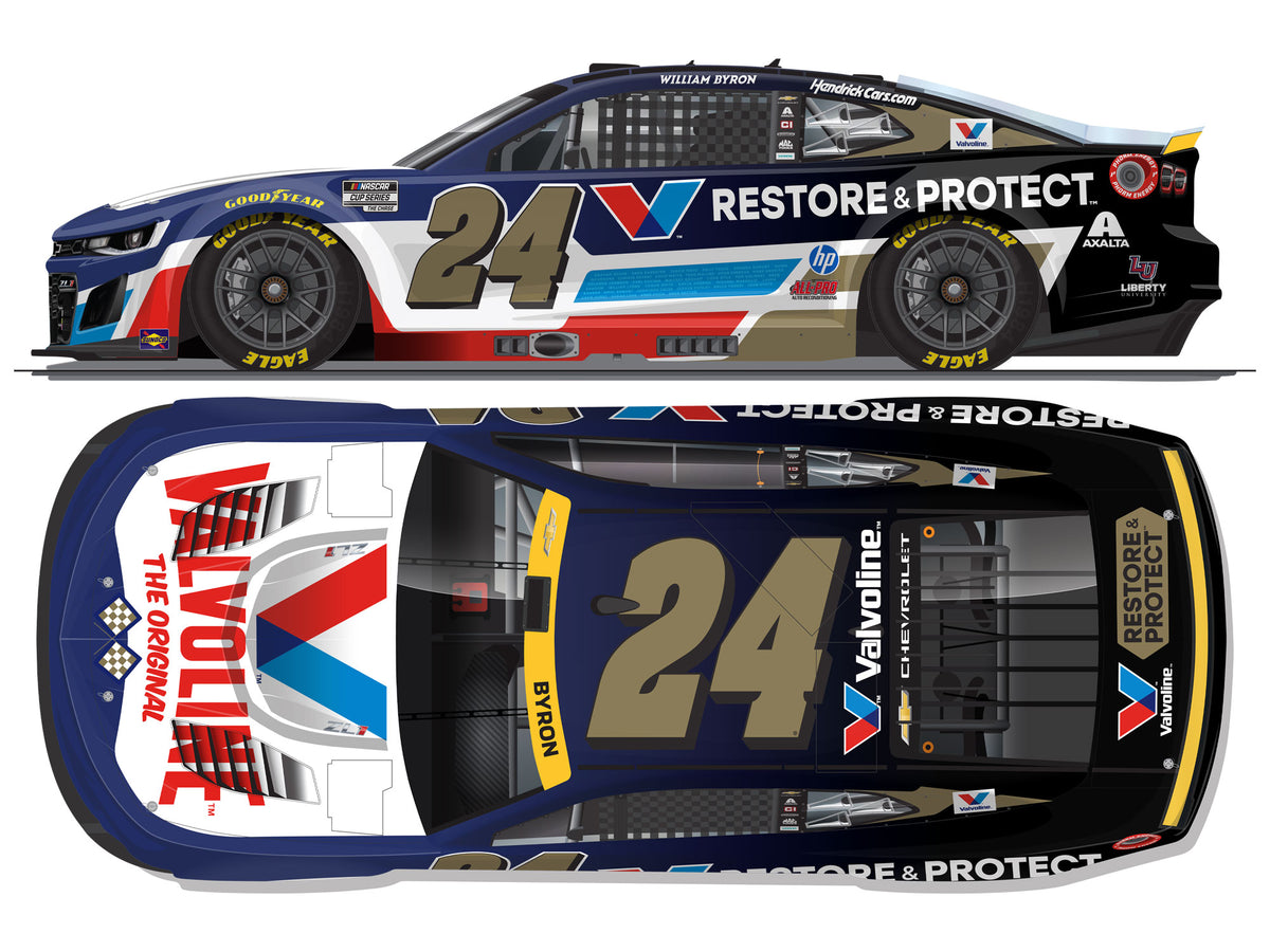 *PREORDER* 2026 William Byron #24 Valvoline Restore & Protect 1/64 NASCAR Diecast Chassis