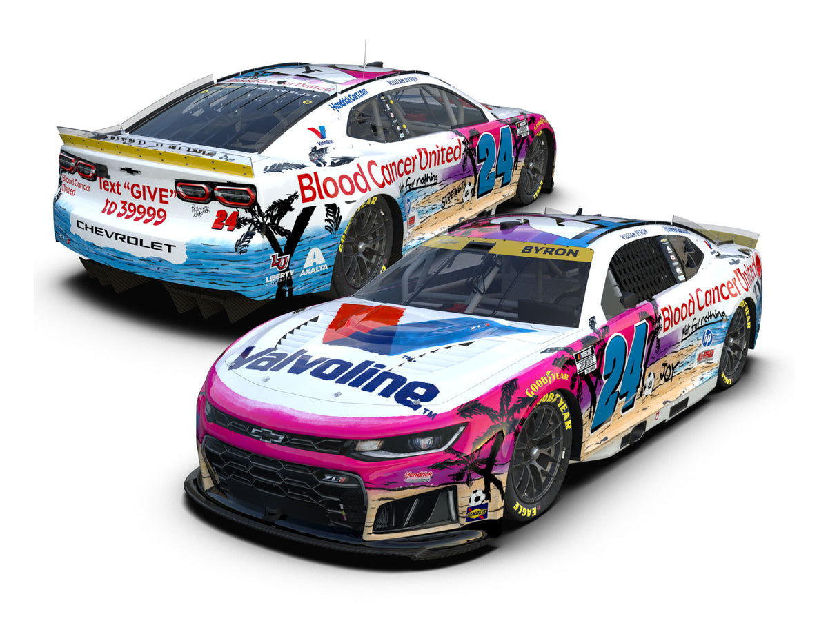 *PREORDER* 2026 William Byron #24 Valvoline Blood Cancer United Chevrolet 1/24 Standard Finish NASCAR Diecast