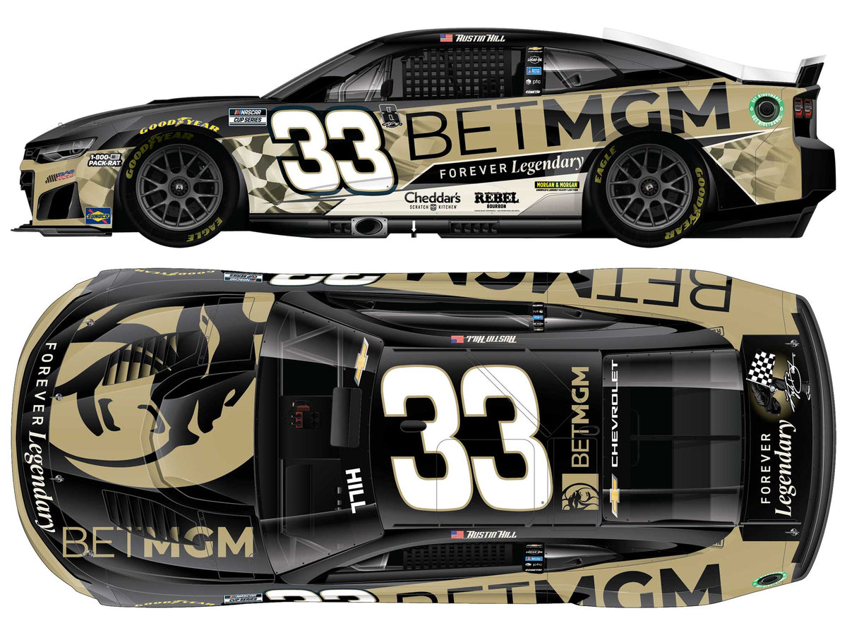 *PREORDER* 2026 Austin Hill #33 BetMGM Chevrolet 1/64 NASCAR Diecast Chassis