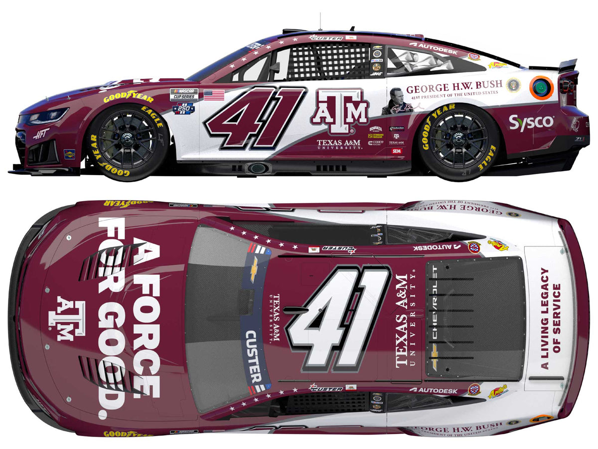 *PREORDER* 2026 Cole Custer #41 Texas A&M Chevrolet 1/24 Standard Finish NASCAR Diecast