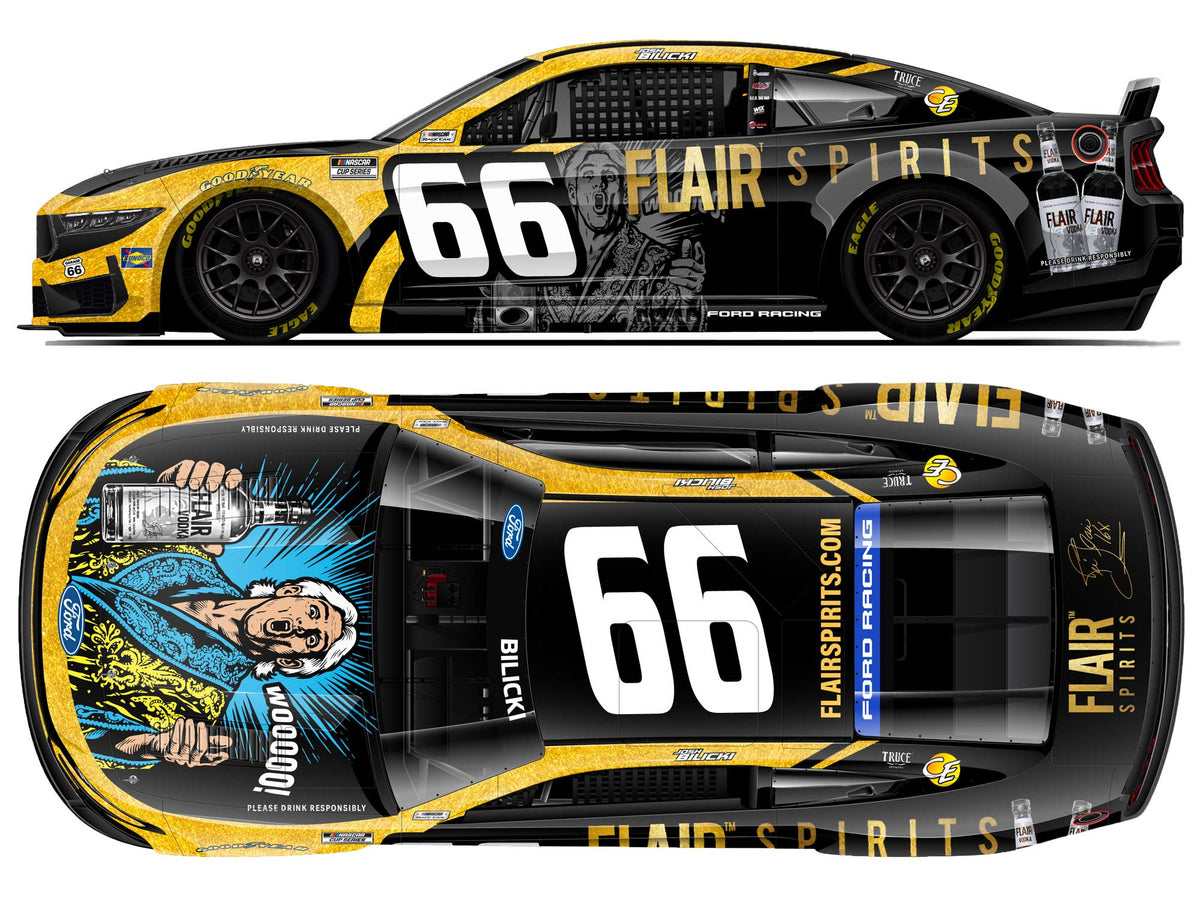 *PREORDER* 2026 Josh Bilicki #66 Flair Spirits Ford Mustang 1/24 ELITE NASCAR Diecast