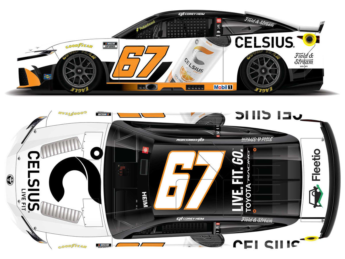 *PREORDER* 2026 Corey Heim #67 Celsius 1/64 NASCAR Diecast Chassis
