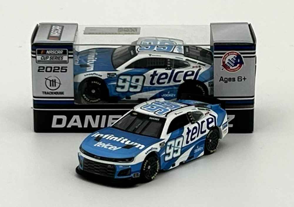 2025 Daniel Suarez #99 Telcel Chevrolet 1/64 NASCAR Diecast