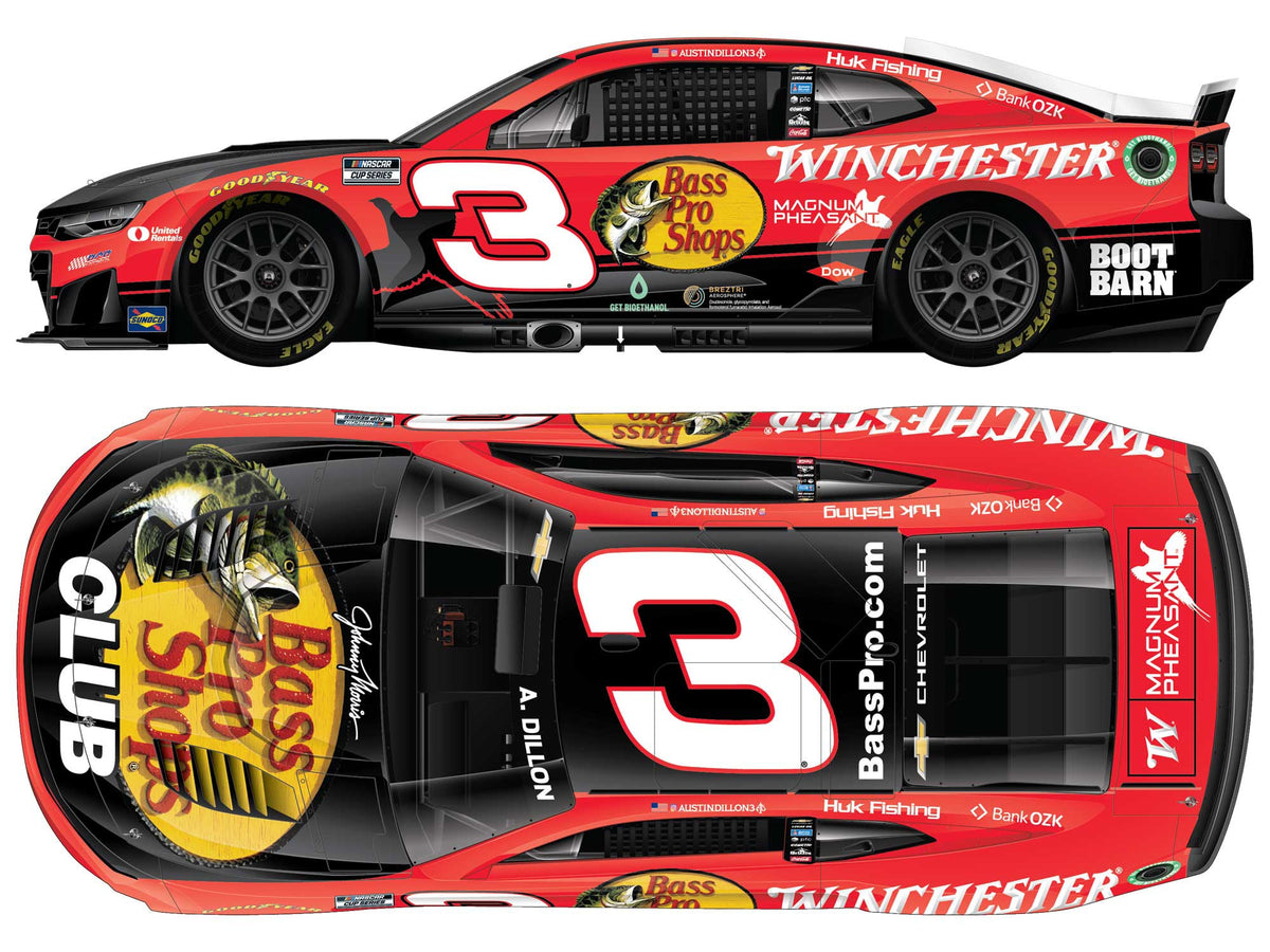 *PREORDER* 2026 Austin Dillon #3 Bass Pro Shops / Winchester Chevrolet 1/24 Standard Finish NASCAR Diecast