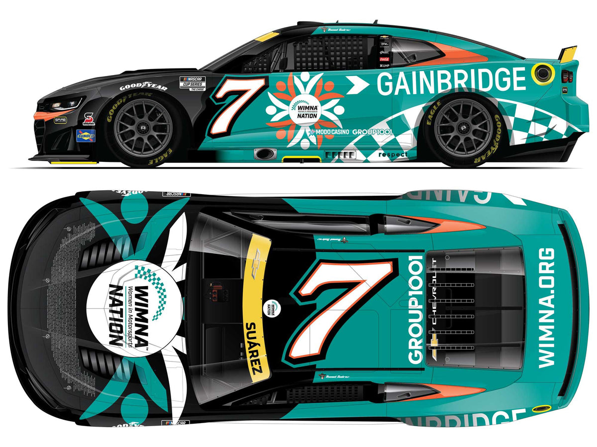 *PREORDER* 2026 Daniel Suarez #7 Women in Motorsports Nation Chevrolet 1/24 Standard Finish NASCAR Diecast