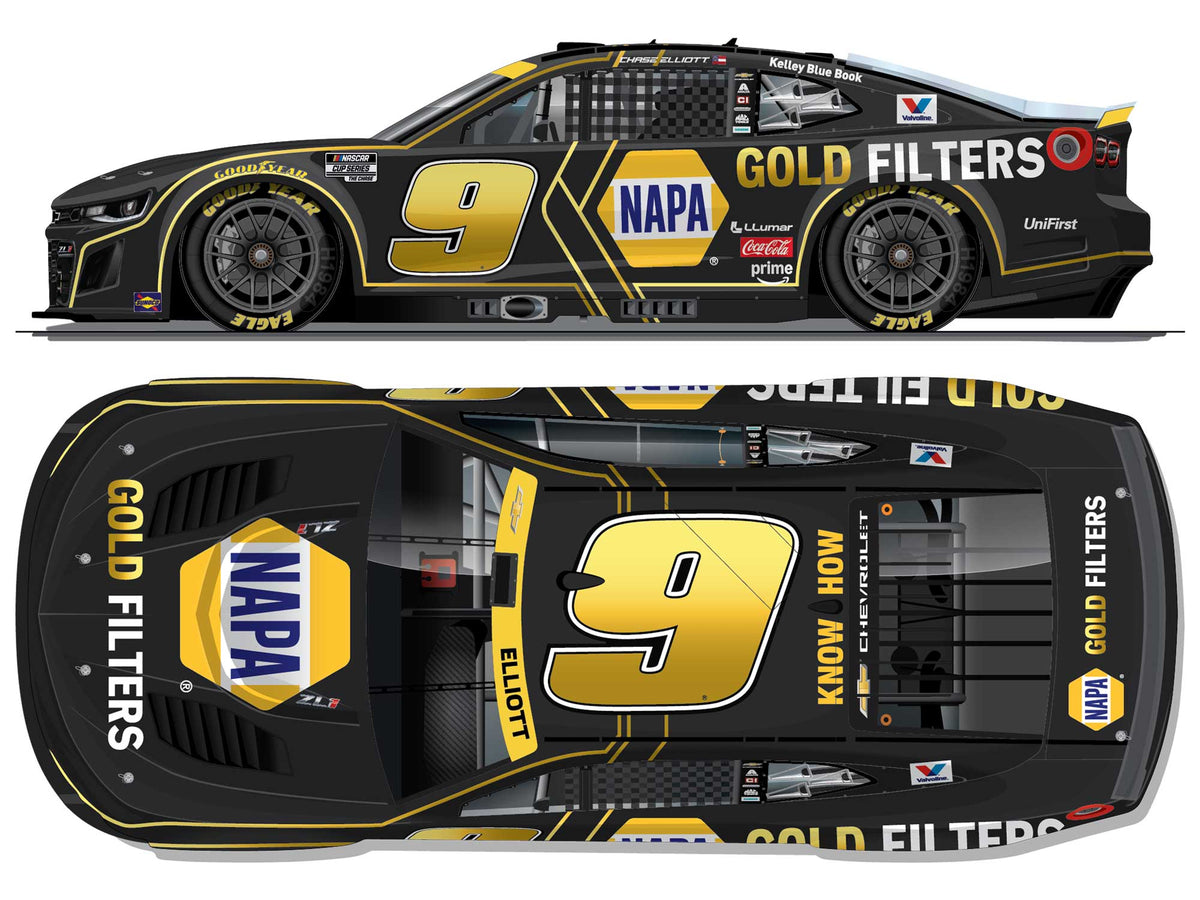*PREORDER* 2026 Chase Elliot #9 Napa Gold Filters Chevrolet 1/24 Standard Finish NASCAR Diecast
