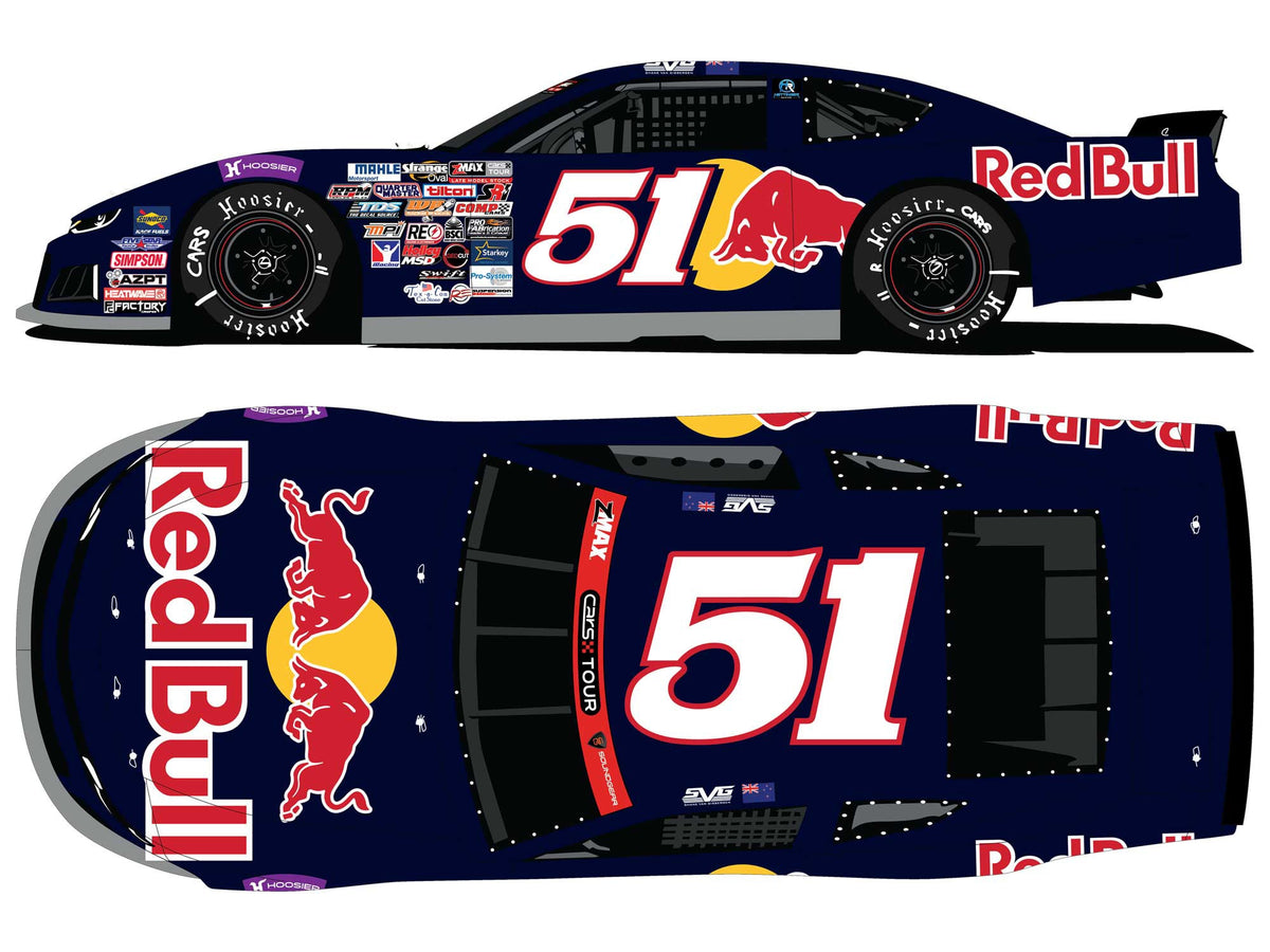 *PREORDER* 2026 Shane Van Gisbergen #51 Red Bull Chevrolet Late Model 1/64 NASCAR Diecast Chassis