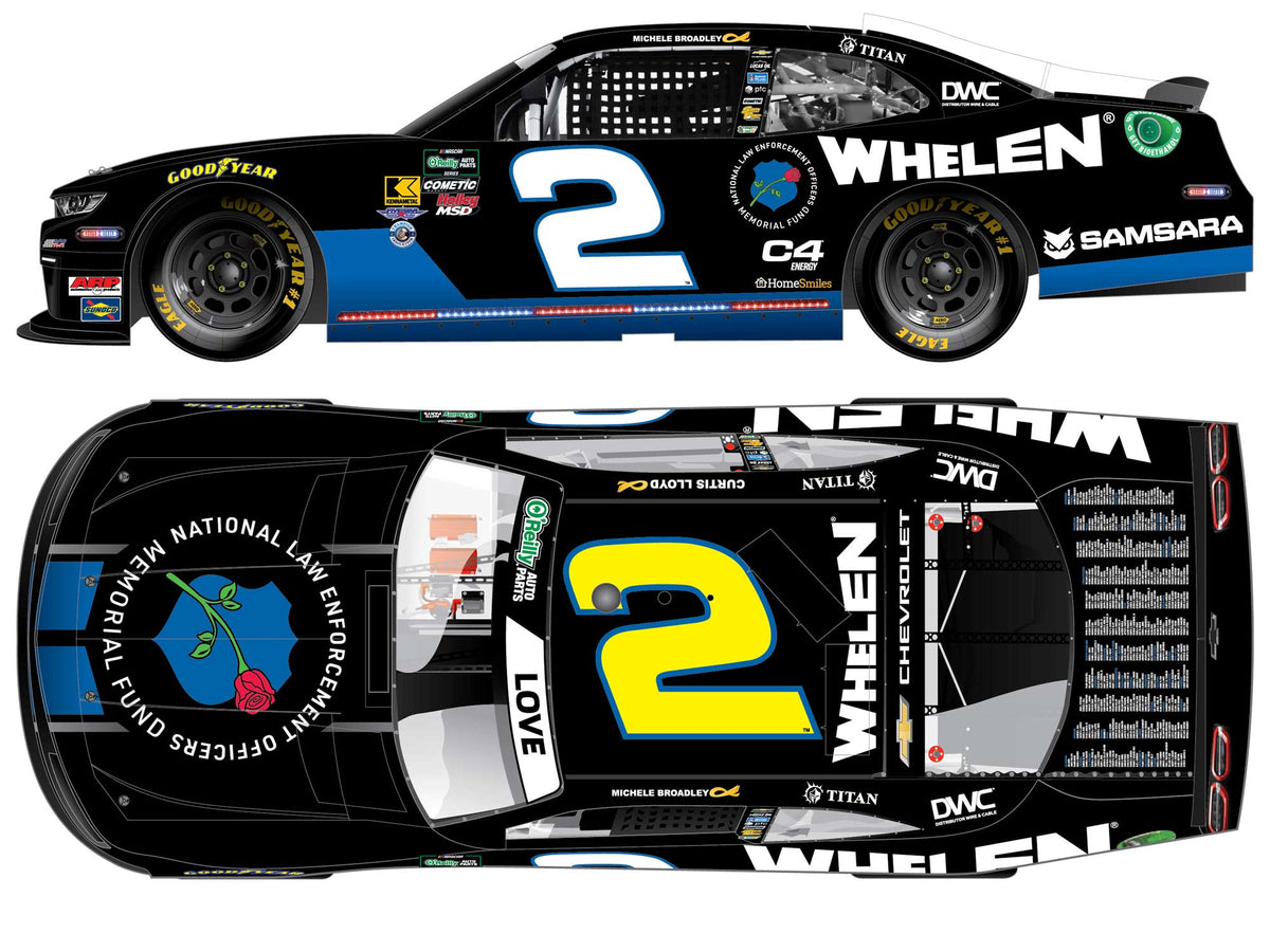 *PREORDER* 2026 Jesse Love #2 National Law Enforcement Officers Memorial Fund 1/64 NASCAR Diecast