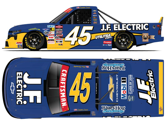 *PREORDER* 2026 Landen Lewis #45 J.F. Electric Tribute Chevrolet 1/64 NASCAR Diecast
