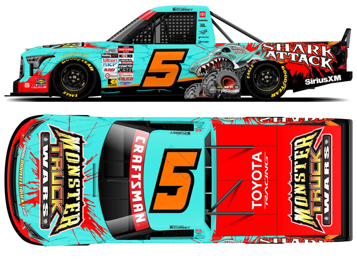 *PREORDER* 2026 Bayley Currey #5 Monster Truck Wars Toyota Tundra 1/24 Standard Finish NASCAR Diecast